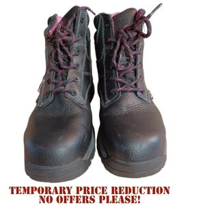 WOMENS WOLVERINE "PIPER 6" COMPOSITE TOE BOOTS SIZE 8M